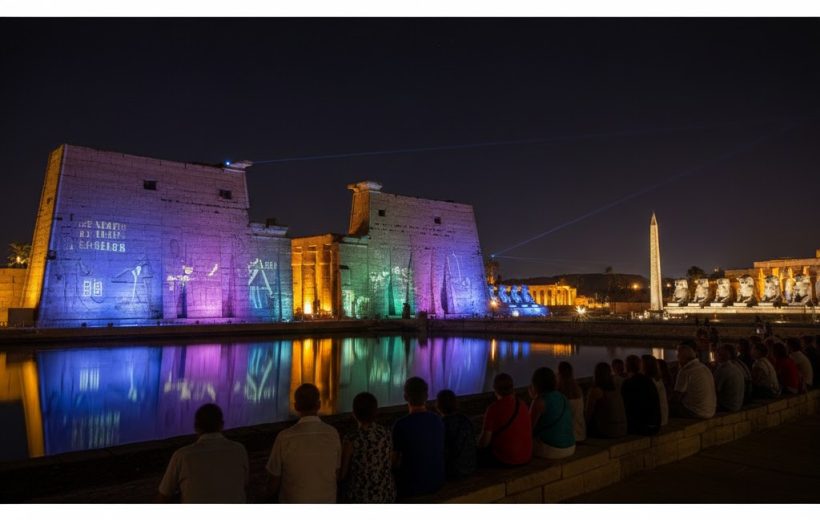Sound and Light Show at Karnak Temple